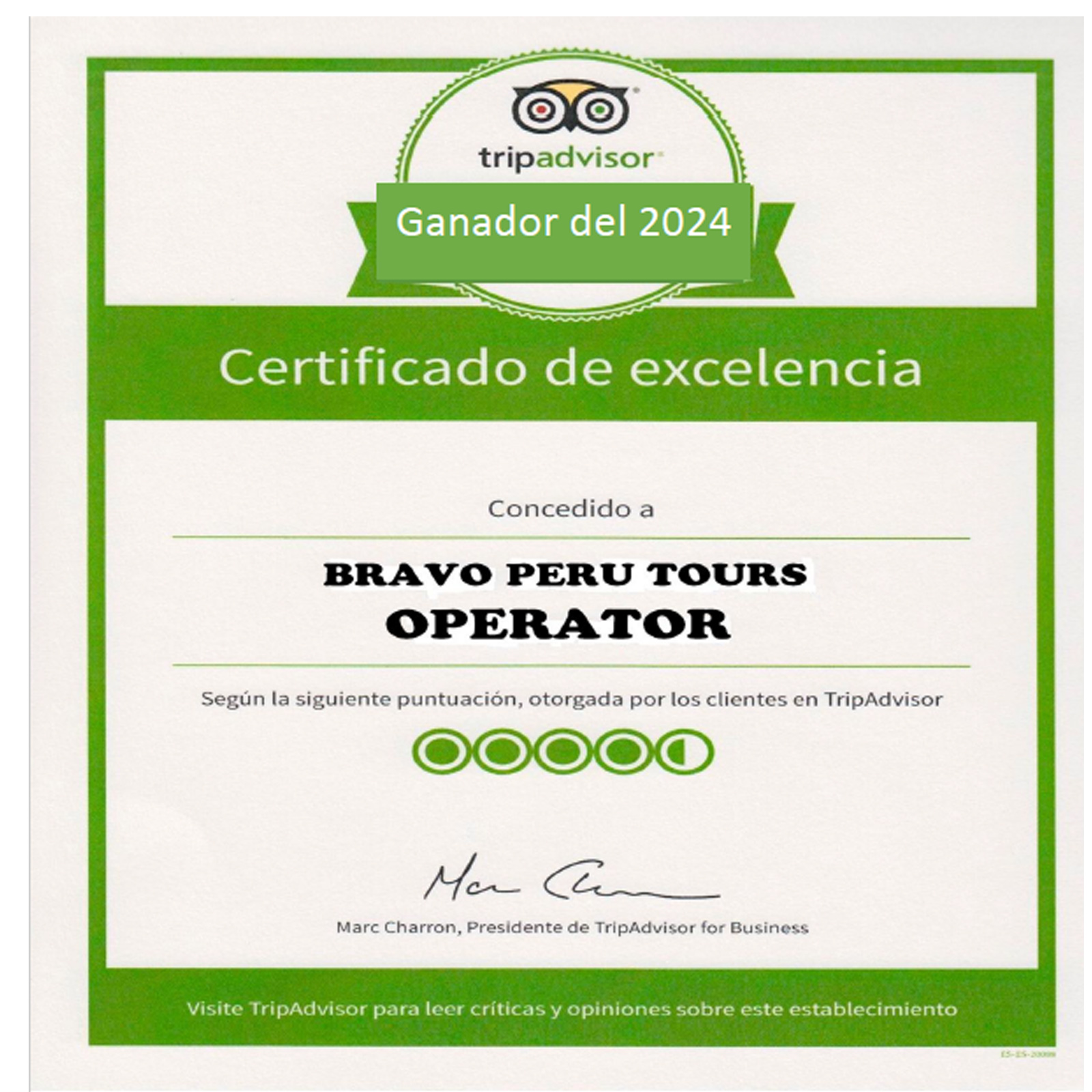 Reconocimiento por su Servicio
